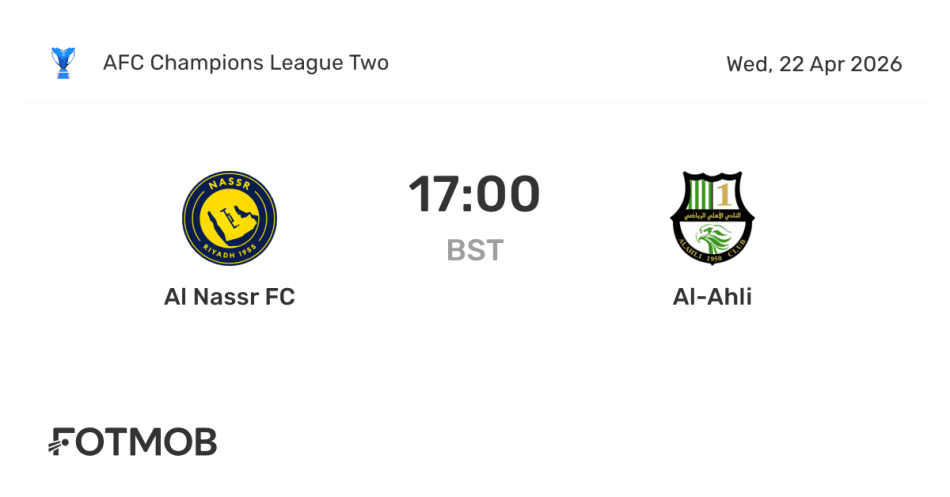 Al Nassr FC vs Al-Ahli Al Nassr FC vs Al-Ahli