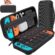daydayup Switch Carrying Case Compatible with Nintendo Switch/Switch OLED, with 20 Games Cartridges Protective Hard Shell Travel Carrying Pouch for Console & Accessories Playstation Vita Case Black daydayup Switch Carrying Case Compatible with Nintendo Switch/Switch OLED, with 20 Games Cartridges Protective Hard Shell Travel Carrying Pouch for Console & Accessories Playstation Vita Case Black