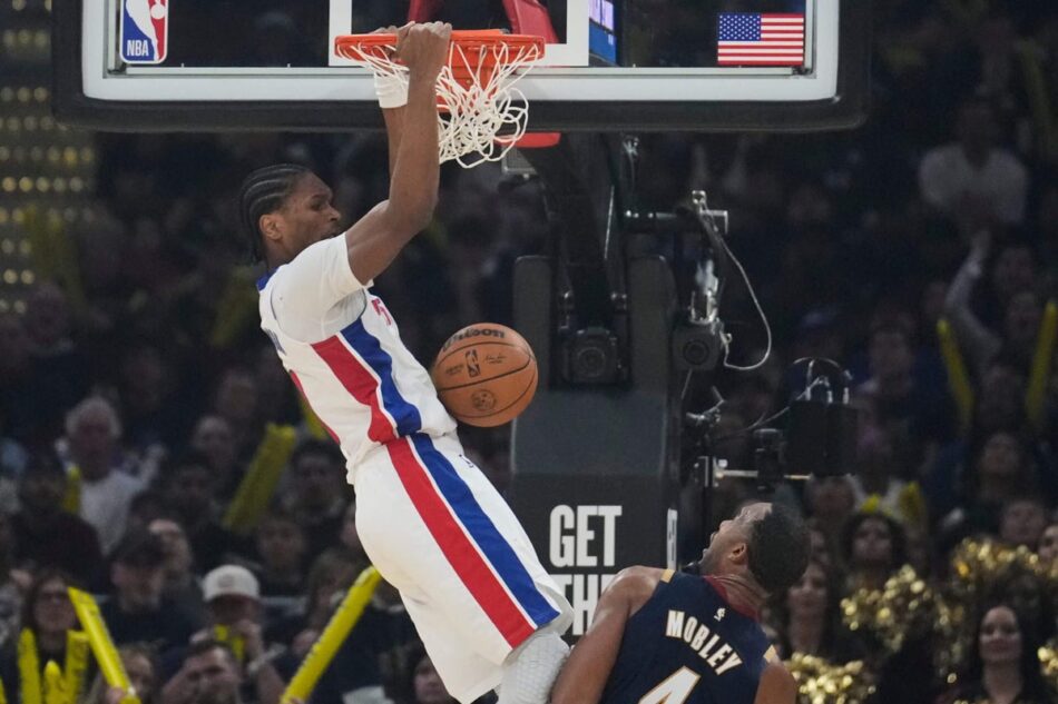 Why Ausar Thompson wasn’t ejected from Game 6 for slamming Sam Merrill to floor Why Ausar Thompson wasn’t ejected from Game 6 for slamming Sam Merrill to floor