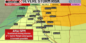 Omaha Weather: On watch for severe storms starting Friday evening