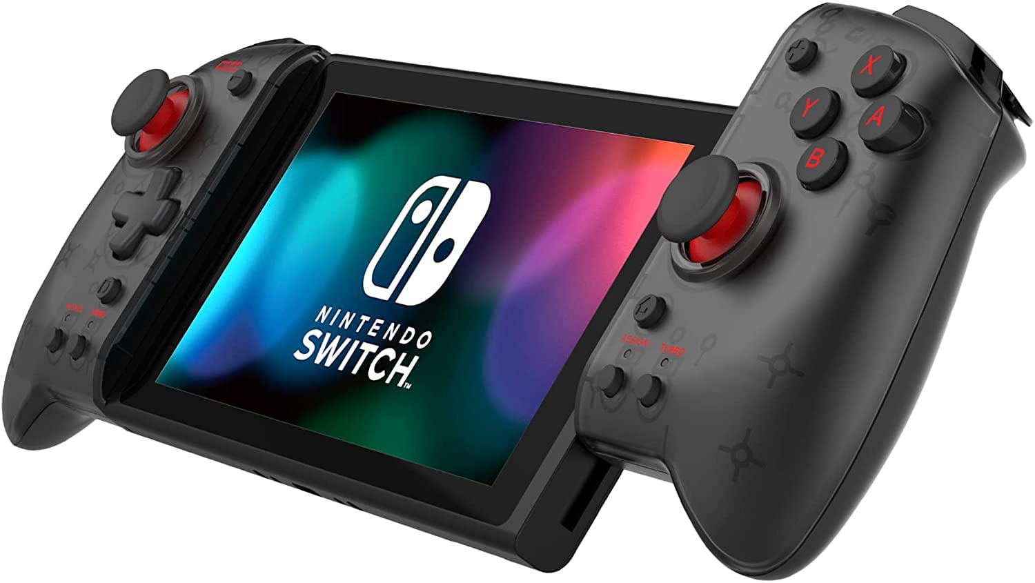 HORI Split Pad Pro Attachment Set – Ergonomic Controller for Handheld Mode & Wired Controller – Officially Licensed By Nintendo – Nintendo Switch;
