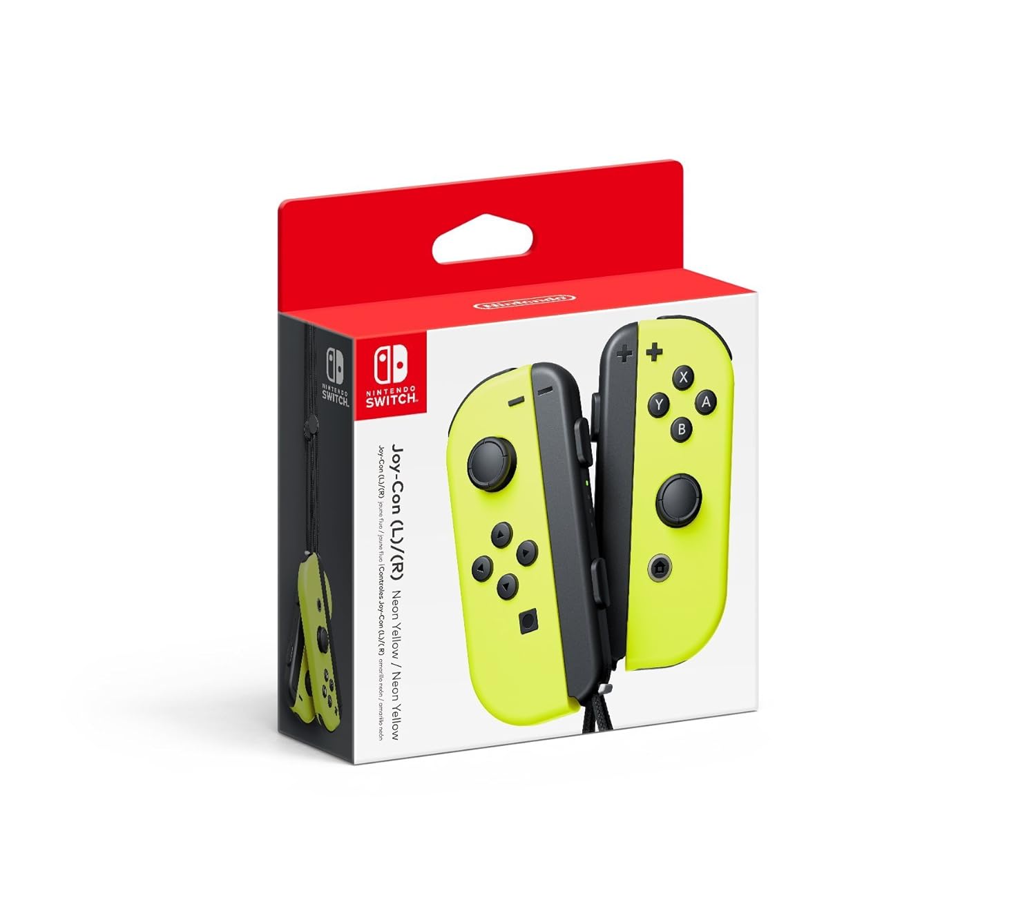 Nintendo Joy-Con (L/R) – Neon Yellow (Renewed)