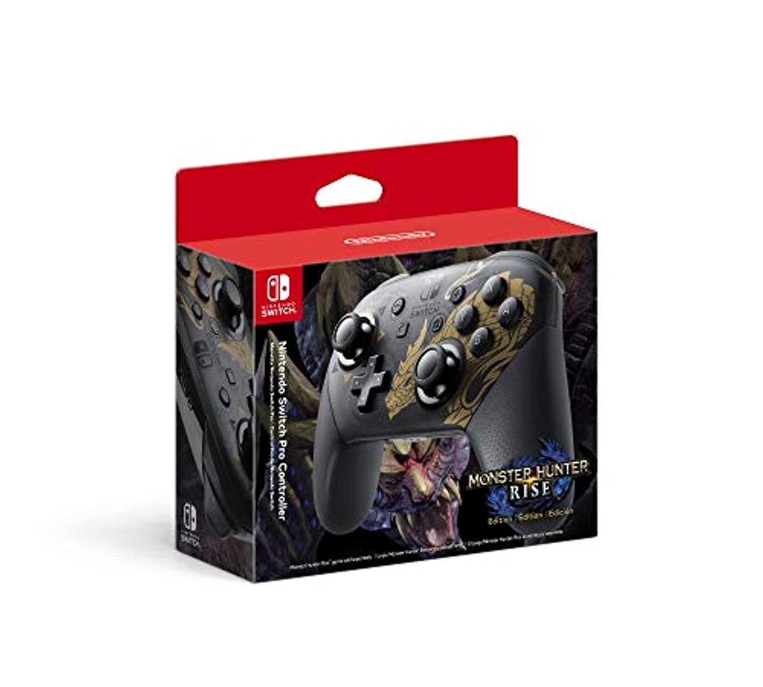 Nintendo Switch Pro Controller Monster Hunter Rise Edition – Switch