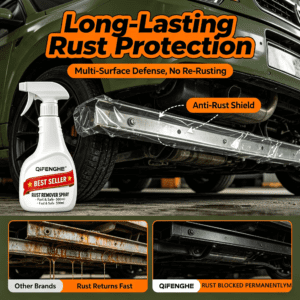 500ml BEST SELLER Rust Remover Spray, Fast Acting Multi-Surface Rust Cleaner, No Damage No Residue for Car Wheels Metal Tile Hom