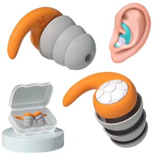 Anti Noise Silicone Earplug Sleep Noise Reduction Ear Plug Canceling Soundproof Ear Plugs Waterproof Swimming Soft Ear Protector