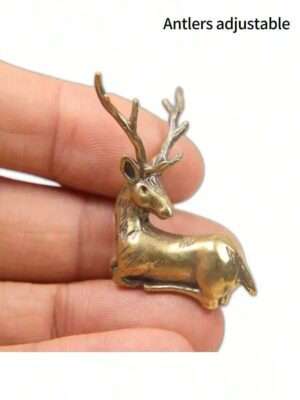 1pc Mini Angel Decor Copper Metal Desktop Ornament Best Gifts For Birthday Graduation