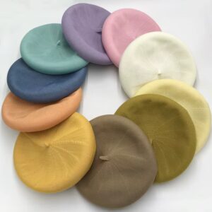 Popular Summer Breathable Beret Hat For Women Fashion Solid Best Matched Painter Cap Outdoor Girls Beach Sun Hat Bonnets Gift