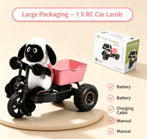2026 New Lamb Tricycle, Full Proportional Throttle, High Speed Toy Car, Best Gift for Boys & Kids