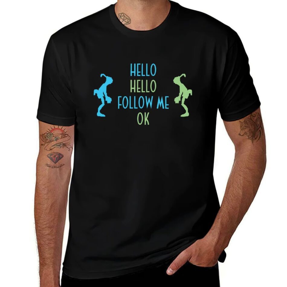 Oddworld Abe S Oddysee Hello Blue Green Best s For Boys Graphic s copy T-Shirt man clothes Men’s clothing