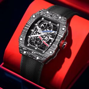 Fashionable Tonneau New Ultra Slim Barrel Shaped Best Selling Quartz Watch Men’s Waterproof Brand Watch Luxury AAA Men’s Watch