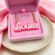 Custom Pink Acrylic Gold Name Necklaces with Simple Classic Style Jewelry Gifts Best Charm Exclusive Personalized Name Necklaces