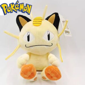 20cm Original Plush Toy Cute Meowth Soft Kawaii Cute Best Gifts for Anime Cartoon Plush Doll Figure Toy for Kids Birthday Gift