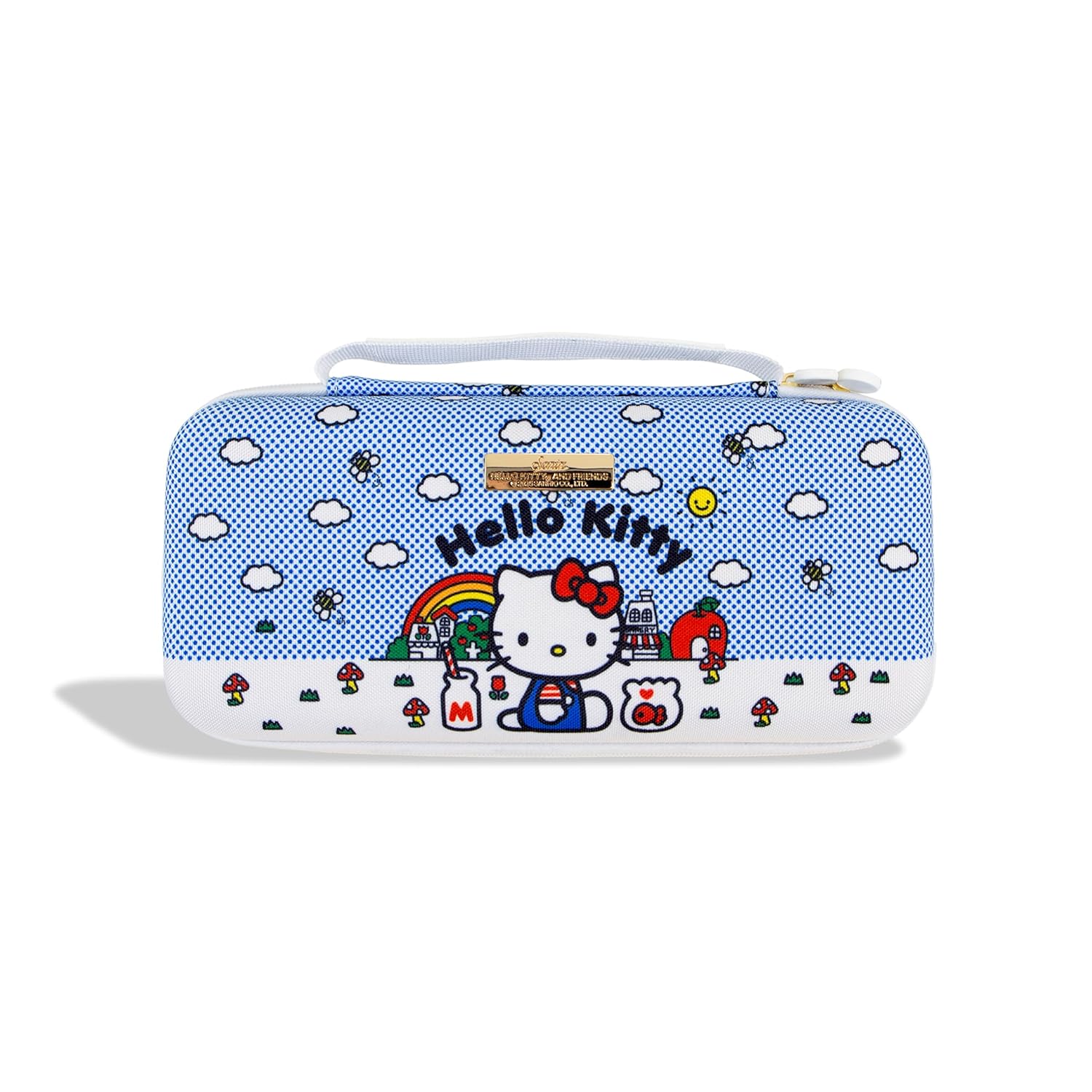 Sonix x Sanrio Carrying Case for Nintendo Switch 2, Switch 1, Lite, OLED, Protective Travel Case with Game Cartridge Storage | Good Morning Hello Kitty