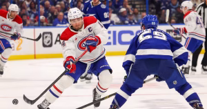 Nick Suzuki’s late goal has Habs on top over Lightning after first period in Game 7