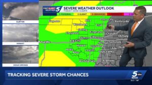 TIMELINE: Oklahoma sees storm risk Friday and into weekend