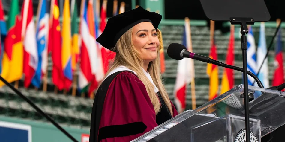Hilary Duff’s Commencement Speech for Northwestern University Is Dividing the Internet Hilary Duff’s Commencement Speech for Northwestern University Is Dividing the Internet