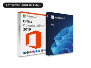 The All-in-One Microsoft Office Pro 2019 for Windows: Lifetime License + Windows 11 Pro Bundle