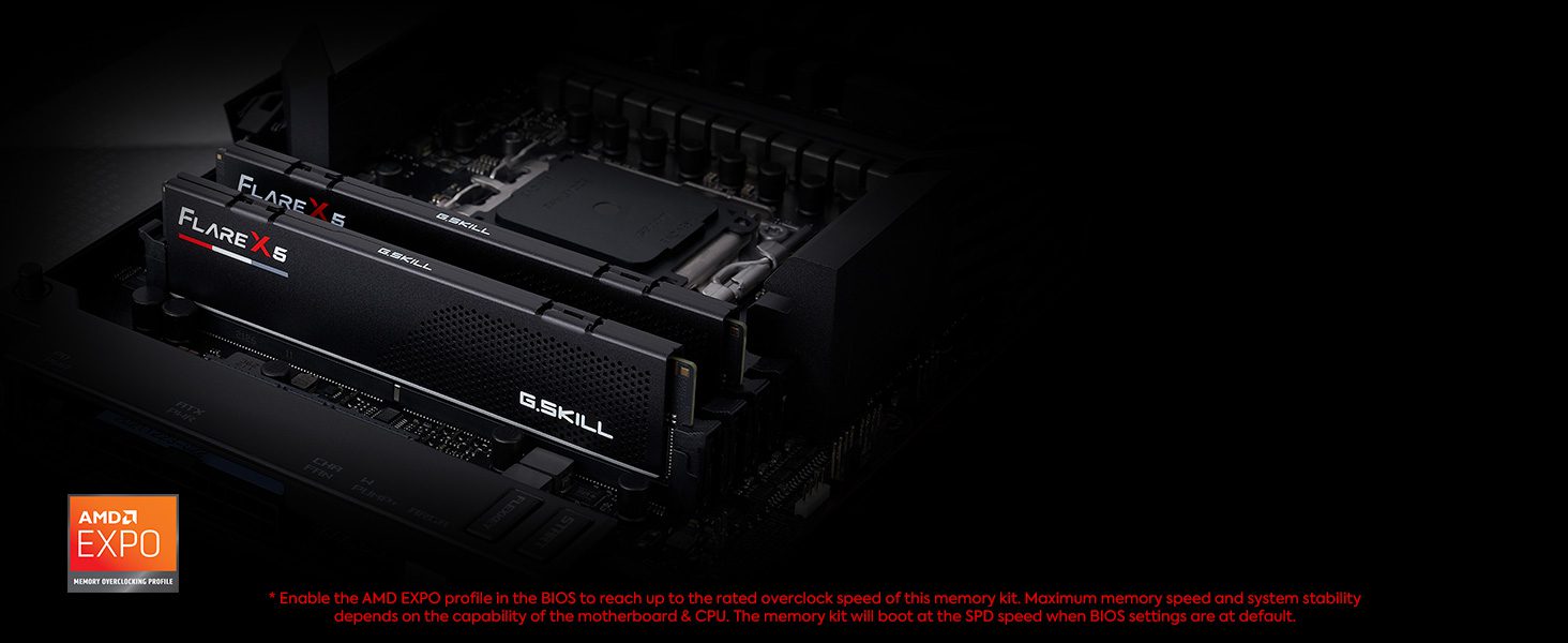 flare x5 ddr5 low profile memory amd