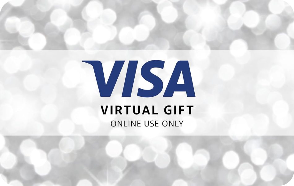 Visa Virtual eGift Card –  (plus .95 Purchase Fee) | For Online Use Only