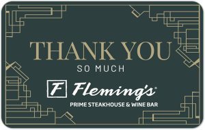 Fleming’s Prime Steakhouse & Wine Bar eGift Card