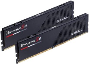 G.SKILL Ripjaws S5 Series DDR5 RAM (Intel XMP 3.0 & AMD EXPO) 32GB (2x16GB) 6000MT/s CL36-36-36-96 1.35V Desktop Computer Memory U-DIMM – Matte Black (F5-6000J3636F16GX2-RS5K)