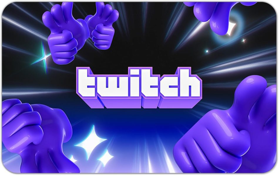 Twitch eGift Card | US Only, Digital Delivery