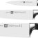 Zwilling Professional S J.A Henckels 3 Piece Knives Set, Black/Stainless Steel (35602-000-0)