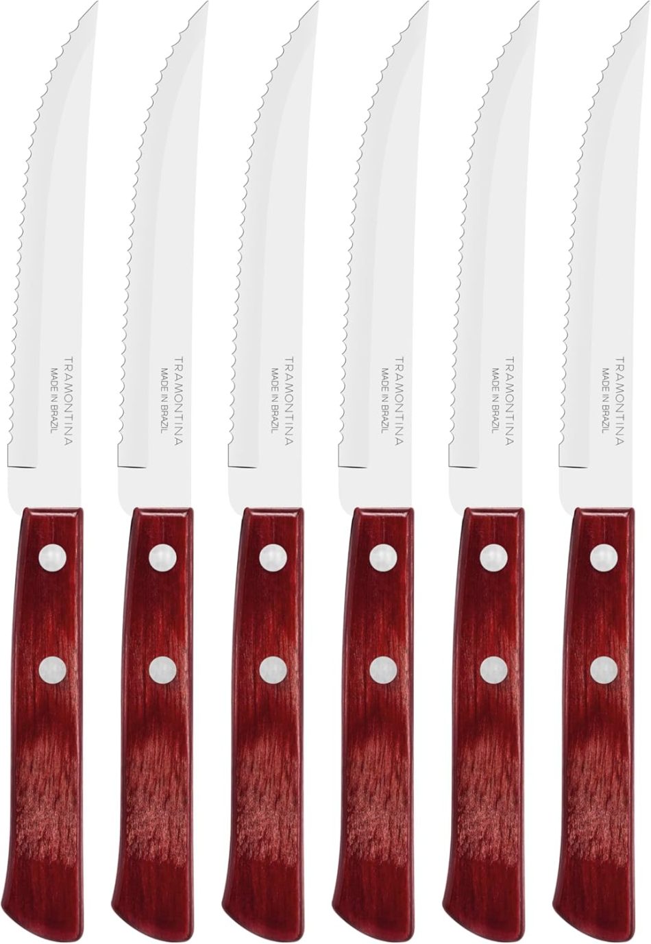Tramontina Polywood steak knife set-6 piece