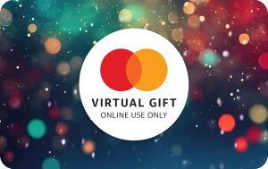 MasterCard Virtual eGift Card –  (plus .95 purchase fee) | For Online Use Only