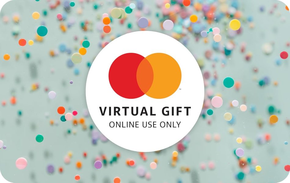MasterCard Virtual eGift Card – 0 (plus .95 purchase fee) | For Online Use Only
