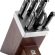 Zwilling 36133-000-0 7-piece Self-sharpening Knife Block Set, Wooden Block, Knife and Scissors made of Special Stainless Steel/Plastic Handle, Gourmet