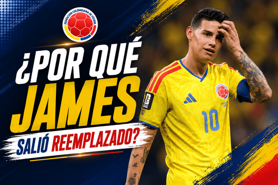 James Rodríguez: ¿Por qué fue reemplazado en Colombia vs RD Congo? James Rodríguez: ¿Por qué fue reemplazado en Colombia vs RD Congo?