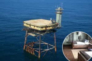 Tourists pay thousands to stay at the most dangerous hotel in the world out at sea