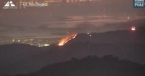 San Jose firefighters battling vegetation fire in east foothills