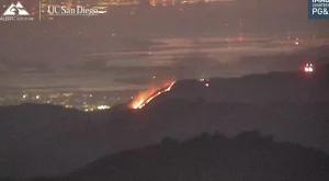 San Jose firefighters battling vegetation fire in east foothills