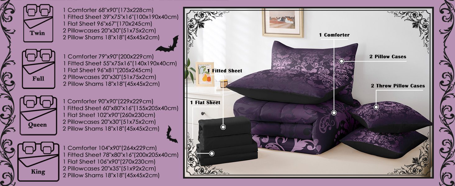 Black Damask Gothic Vintage Floral