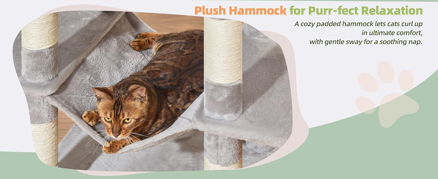 MS034W Sturdy Cat Tree