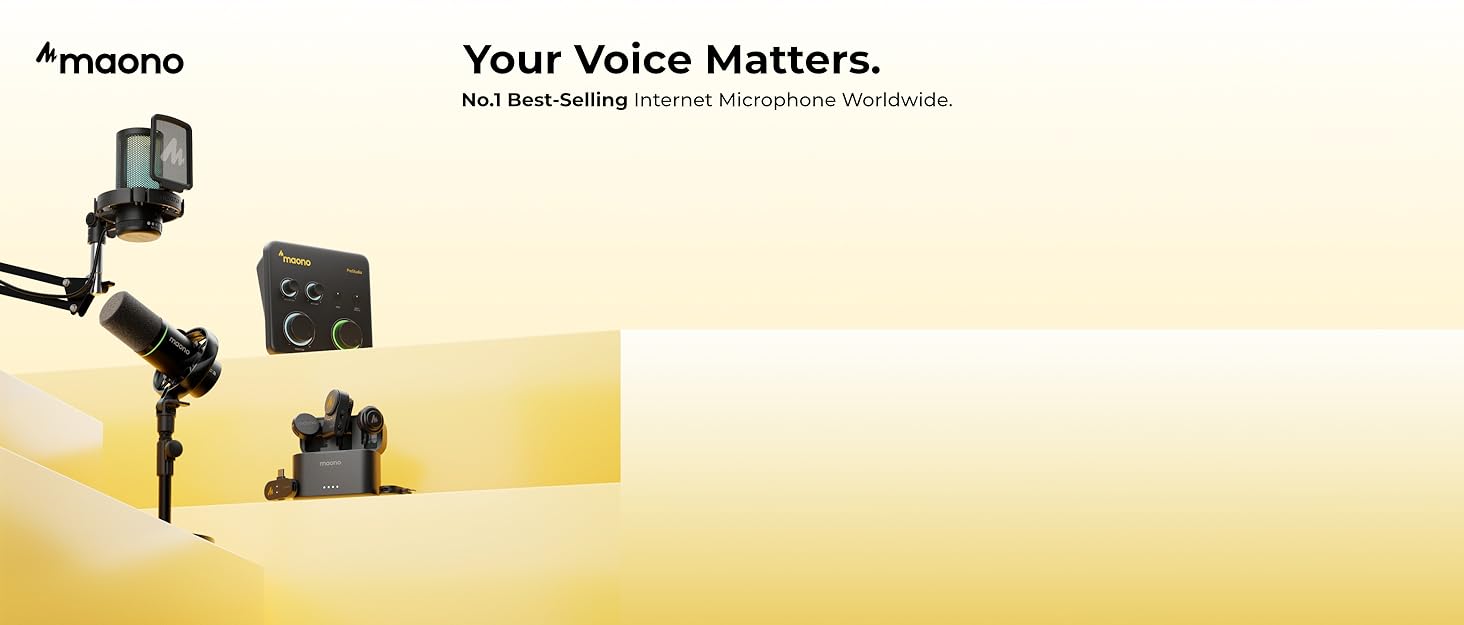 1783575363 379 MAONO DGM20S Gaming Microphone for PC with Clear Voice ‘Monitoring’