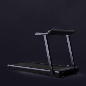 Electric Treadmill Foldable Running Machine 14 km/h Max Speed Easy Assembly with Adjustable Display Panel 3-Level Manual Incline Convenient Tablet Stand for Home Use (Color : White)