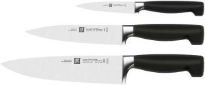 Henckels Knife Set, 3 Piece 10cm, 16cm, 20cm