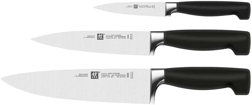 Henckels Knife Set, 3 Piece 10cm, 16cm, 20cm