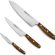 Arcos Nordika Series 3-Piece Professional Knife Set – High Precision Nitrum Stainless Steel Blades, FSC-Certified. 100% Natural Ovengkol Wood Handles Arcos Nordika Series 3-Piece Professional Knife Set – High Precision Nitrum Stainless Steel Blades, FSC-Certified. 100% Natural Ovengkol Wood Handles