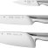 WMF Set of kitchen knives Chef`s Edition 3 pieces, Made in Germany