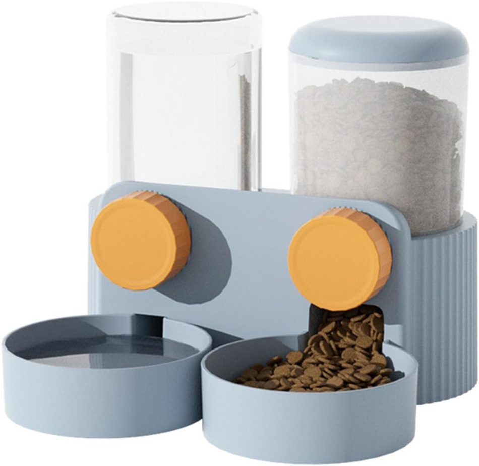 Water Feeder Water Dispenser Feeding Watering Cage Mount Automatic Food Automatic Hanging Pet Cage Bowl Food & Water Feeder