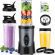 KOIOS Smoothie Blender for Kitchen, 900W Personal Blender for Smoothies Shakes 14pcs with 3 Portable Cups 23oz + 17oz, Single Serve Smoothies Maker Mixer for Juices Frozen Drinks, Grey Blue KOIOS Smoothie Blender for Kitchen, 900W Personal Blender for Smoothies Shakes 14pcs with 3 Portable Cups 23oz + 17oz, Single Serve Smoothies Maker Mixer for Juices Frozen Drinks, Grey Blue
