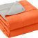yescool Weighted Blanket for Adults (20 lbs, 60” x 80”, Orange) Cooling Heavy Blanket for Sleeping Perfect for 190-210 lbs, Queen Size Breathable Blanket with Premium Glass Bead, Machine Washable