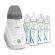 Dr. Brown’s Deluxe Baby Bottle Warmer and Sterilizer, for Baby Bottles and Baby Food Jars with Anti-Colic Options+ Narrow Baby Bottles 8 oz/2500 mL, with Level 1 Slow Flow Nipple, 4 Pack, 0m+ Dr. Brown’s Deluxe Baby Bottle Warmer and Sterilizer, for Baby Bottles and Baby Food Jars with Anti-Colic Options+ Narrow Baby Bottles 8 oz/2500 mL, with Level 1 Slow Flow Nipple, 4 Pack, 0m+