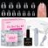 Misssix Extra Short Almond Gel Nail Tips Kit, 216Pcs Pre Etched Clear Fake Nails, Full Cover False Nail 9-in-1 Gel Glue and Portable Mini U V Nail Lamp for Women 12 Sizes Misssix Extra Short Almond Gel Nail Tips Kit, 216Pcs Pre Etched Clear Fake Nails, Full Cover False Nail 9-in-1 Gel Glue and Portable Mini U V Nail Lamp for Women 12 Sizes