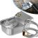 PETIMI Automatic Water Dispenser for Dogs, 101oz Outdoor Dog Water Bowl, 304 Stainless Steel Water Feeder for Small to Large Pets, Large Livestock Waterer, Anti-Tipping, Water Auto-Fill, Easy to Clean