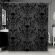 Gothic Shower Curtain Set Black Damask Fabric Shower Curtain Antique Victorian Vintage Floral Exotic Sugar Skull Bathroom Decor 72″Wx72″L,Skeleton Boho Baroque Decor Housewarming Gift,Charcoal Grey